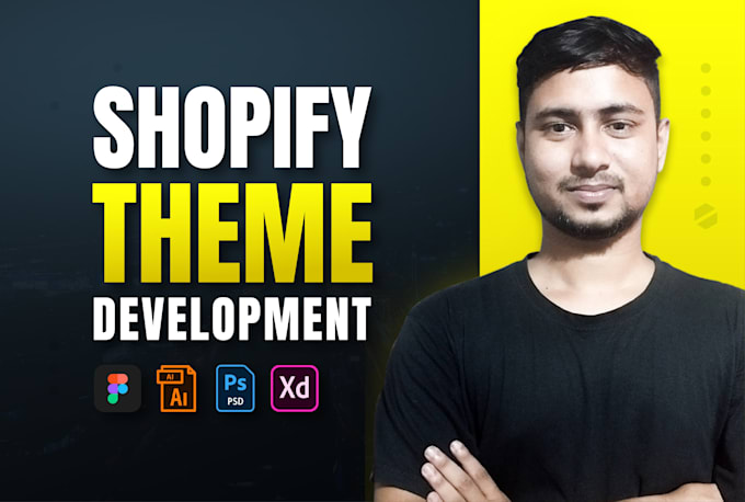 Gig Preview - Develop shopify website, landing page from PSD, ai, xd, figma or sketch designs