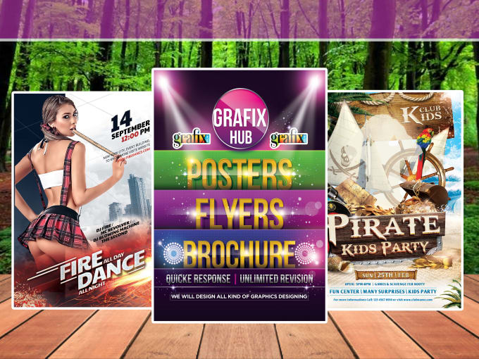 Gig Preview - Create professional poster in 24 hours