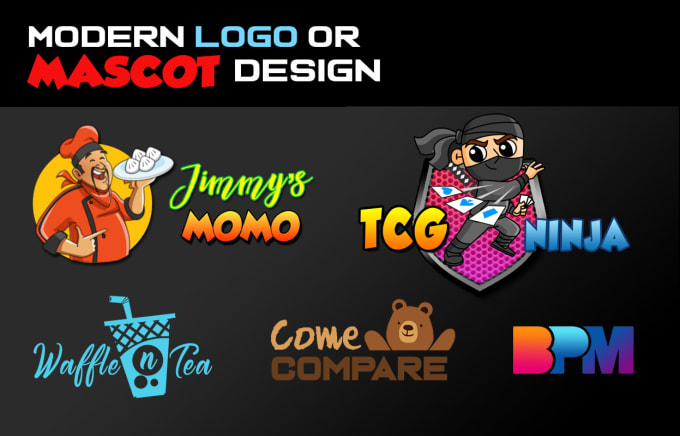 Gig Preview - Do modern logo or mascot design