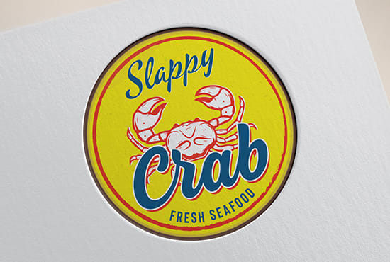 Gig Preview - Design sea food BBQ grill café restaurant logo