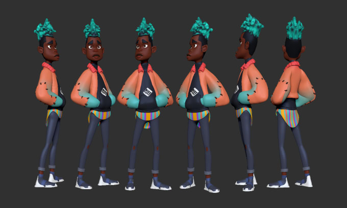 Gig Preview - Model a 3d character for films, print, and games maya, zbrush, blender