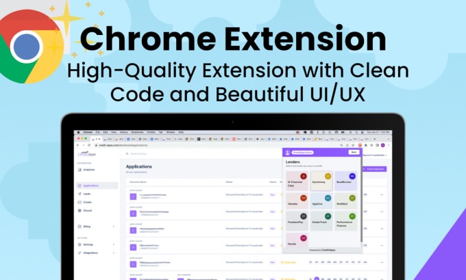 Gig Preview - Develop professional chrome extension and firefox