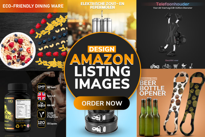 Bestseller - design amazon product listing images infographics