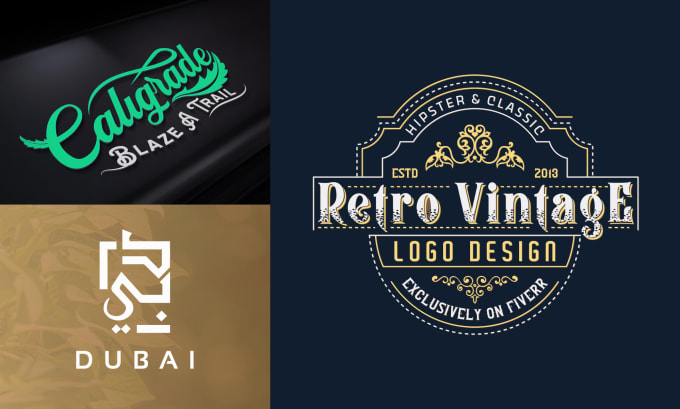 Gig Preview - Design modern vintage, retro, hipster, and classic logo