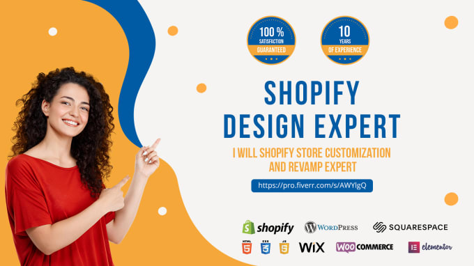 Gig Preview - Professional shopify design and dropshipping store setup