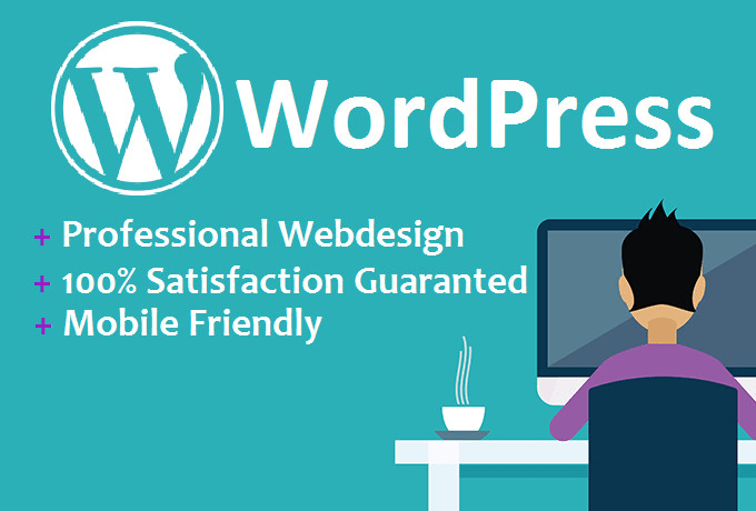 Gig Preview - Design an awesome responsive wordpress website for you