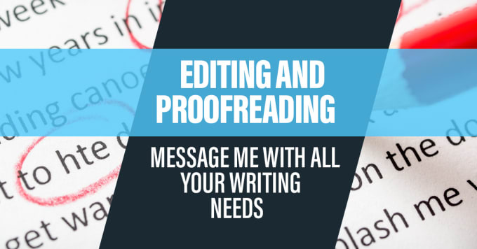 Gig Preview - Proofread and edit text for books, articles, speeches, poems