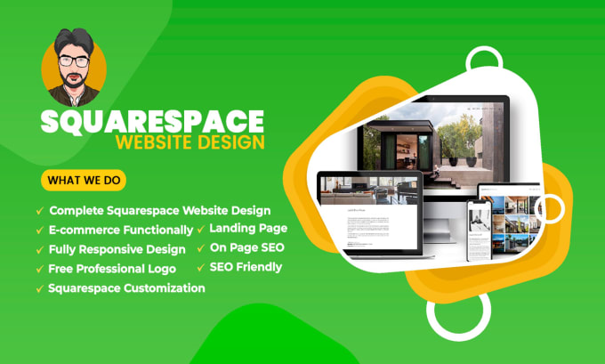 Gig Preview - Design or redesign squarespace website professionally