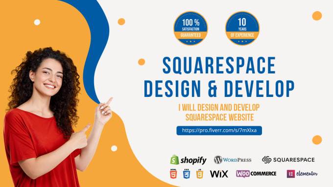 Gig Preview - Design a custom squarespace website