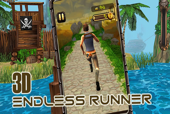 Gig Preview - Sell infinite 3d endless runner source code game