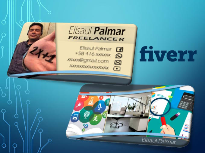 Gig Preview - Design your business card with two concepts