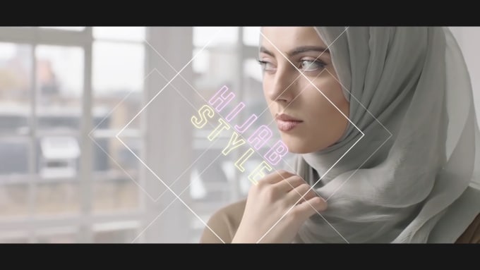 Gig Preview - Create an awesome hijab promotional video