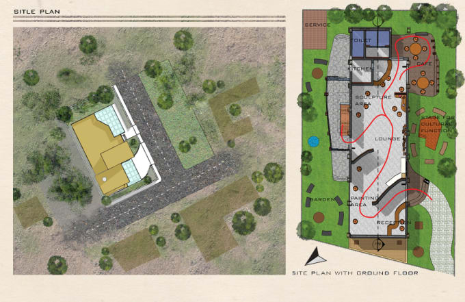 Gig Preview - Do architectural site plan and landscape design