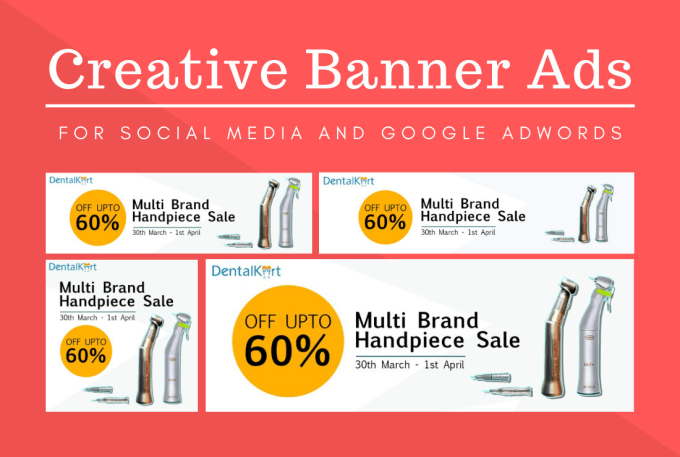 Gig Preview - Design creative banner ads for social media and google adwords