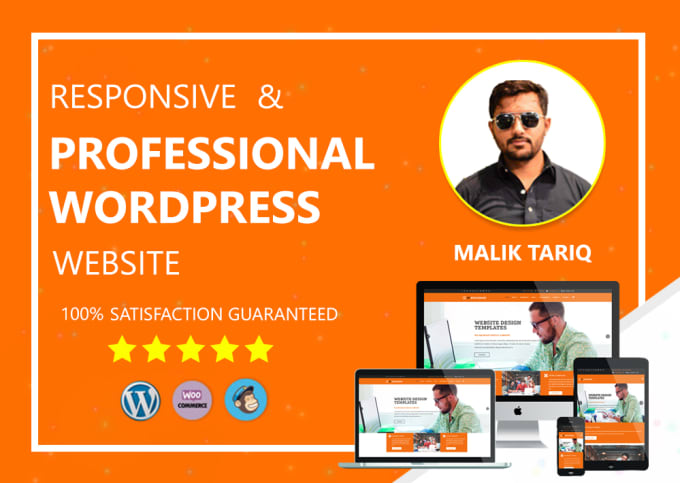 Gig Preview - Develop professional and modern wordpress website