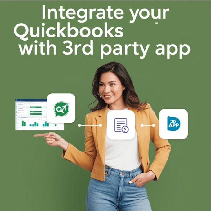 Gig Preview - Integrate quickbooks with 3rd party app for smooth accounting