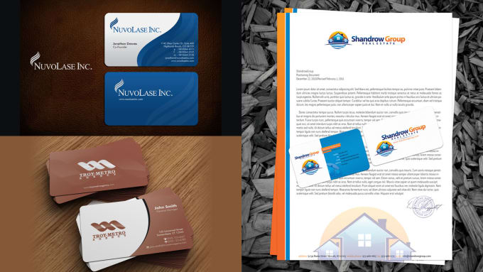 Gig Preview - Design company business card, letterhead stationery email signature, certificate