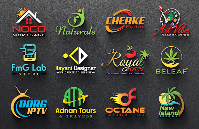 Gig Preview - Do stunning 2d 3d logo design for your brand ,company or business