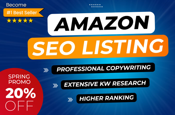 Gig Preview - Write top amazon SEO product description and listing optimization