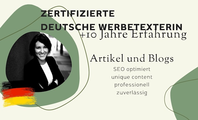 Bestseller - write a professional german article and blog