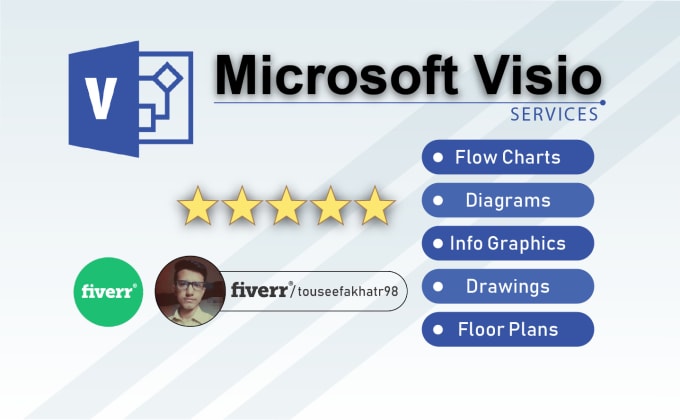 Bestseller - create recreate any diagrams on visio