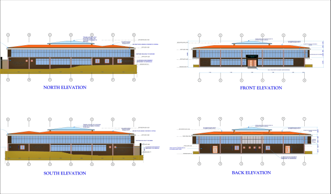 Gig Preview - Render elevations for your building architecture all type