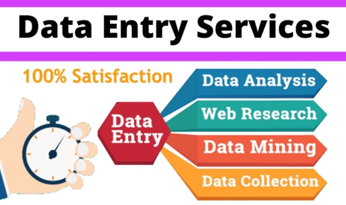 Gig Preview - Web research, data entry, excel data entry, copy paste work