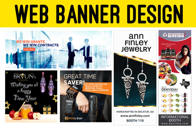 Gig Preview - Do professional web banner design