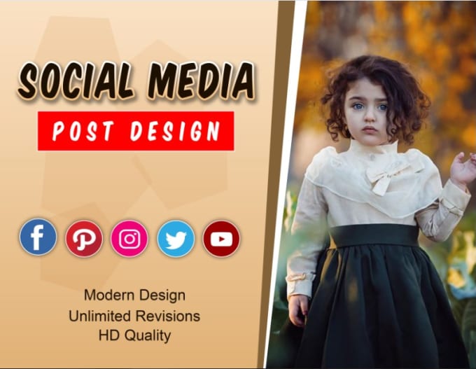 Gig Preview - Be your engaging social media post designer