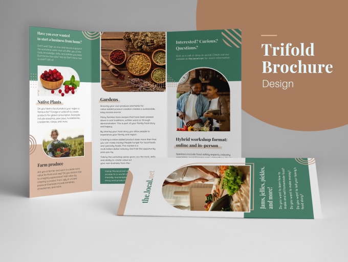 Gig Preview - Design professional trifold brochure