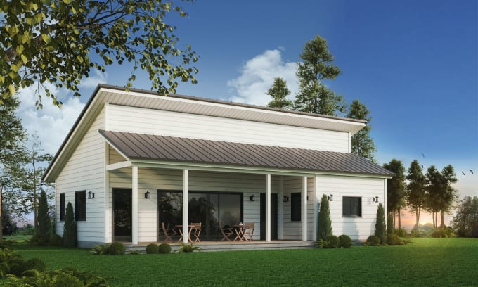 Gig Preview - Create your house exterior design and 3d render in 3ds max