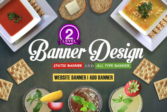 Gig Preview - Create a beautiful banner using photoshop