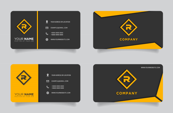 Gig Preview - Design a modern business card