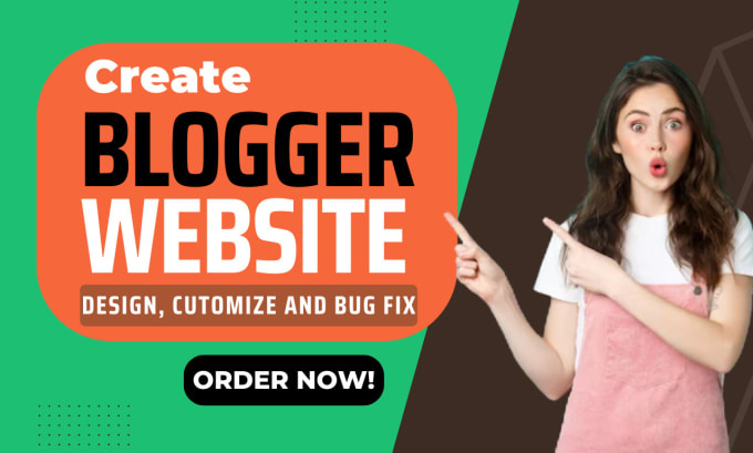 Gig Preview - Design customize blogspot website or fix blogger template