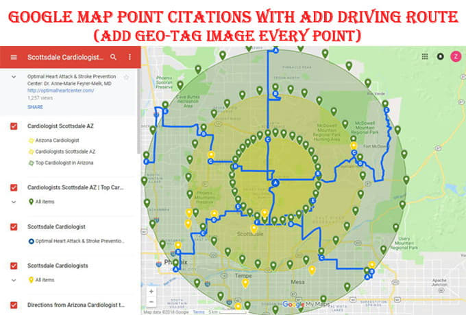 Gig Preview - Do local citations with google maps SEO for local business