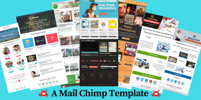 Gig Preview - Design mailchimp, constant contact newsletter template