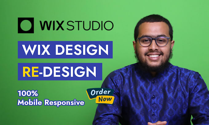 Gig Preview - Build wix website design wix redesign wix landing page wix studio wix ecommerce