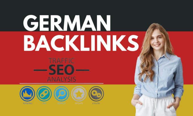 Gig Preview - Do SEO through german backlinks high da germany link building dofollow service