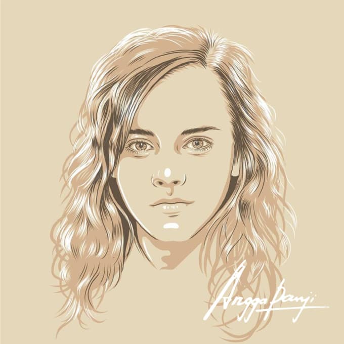 Gig Preview - Draw vector art portrait