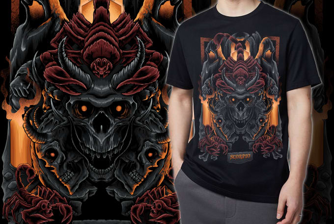 Gig Preview - Create awesome illustration for your t shirt design