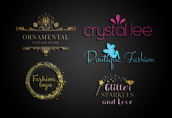 Gig Preview - Design a luxury glitter logo in 24hrs