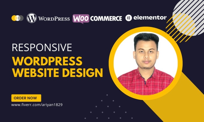 Gig Preview - Build modern wordpress site and redesign wordpress website or blog designs