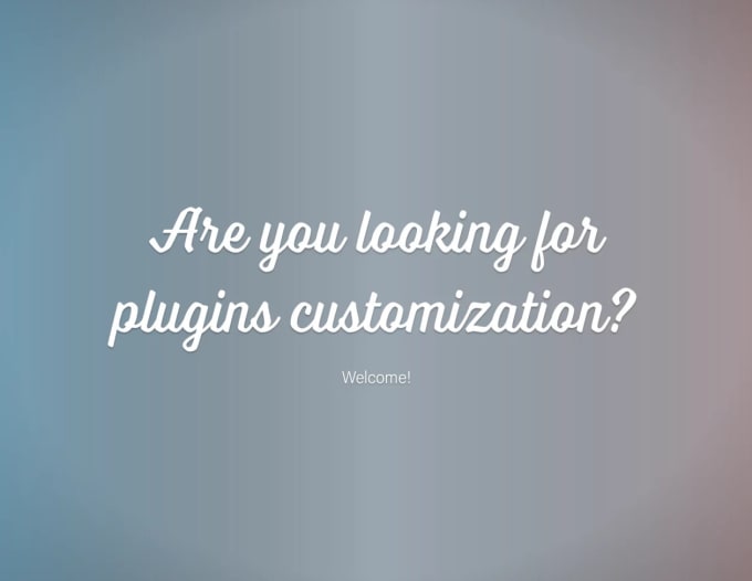 Gig Preview - Develop wordpress plugins for you