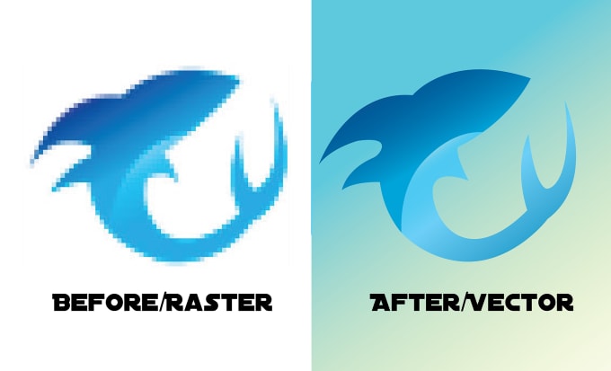 Gig Preview - Do vector tracing redraw your logo sketch art