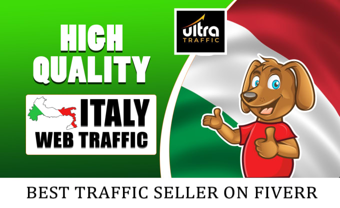 Gig Preview - Bring unlimited organic targeted italy web traffic