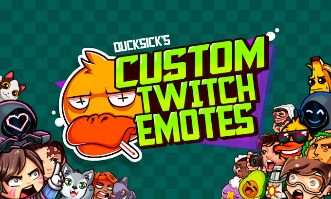 Gig Preview - Create snazzy twitch, kick emotes in 24 hours