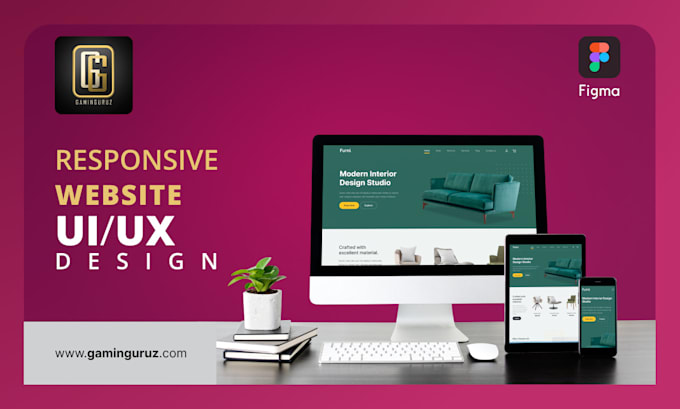 Gig Preview - Design a stunning, responsive website UI UX for your business