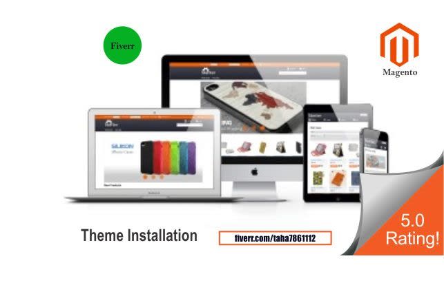 Gig Preview - Install your magento theme