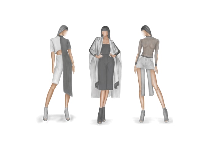 Gig Preview - Do fashion illustration and sketches