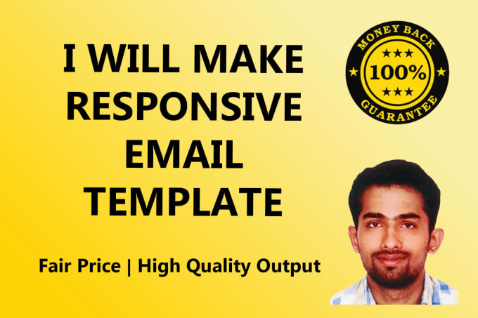 Gig Preview - Make a responsive email template